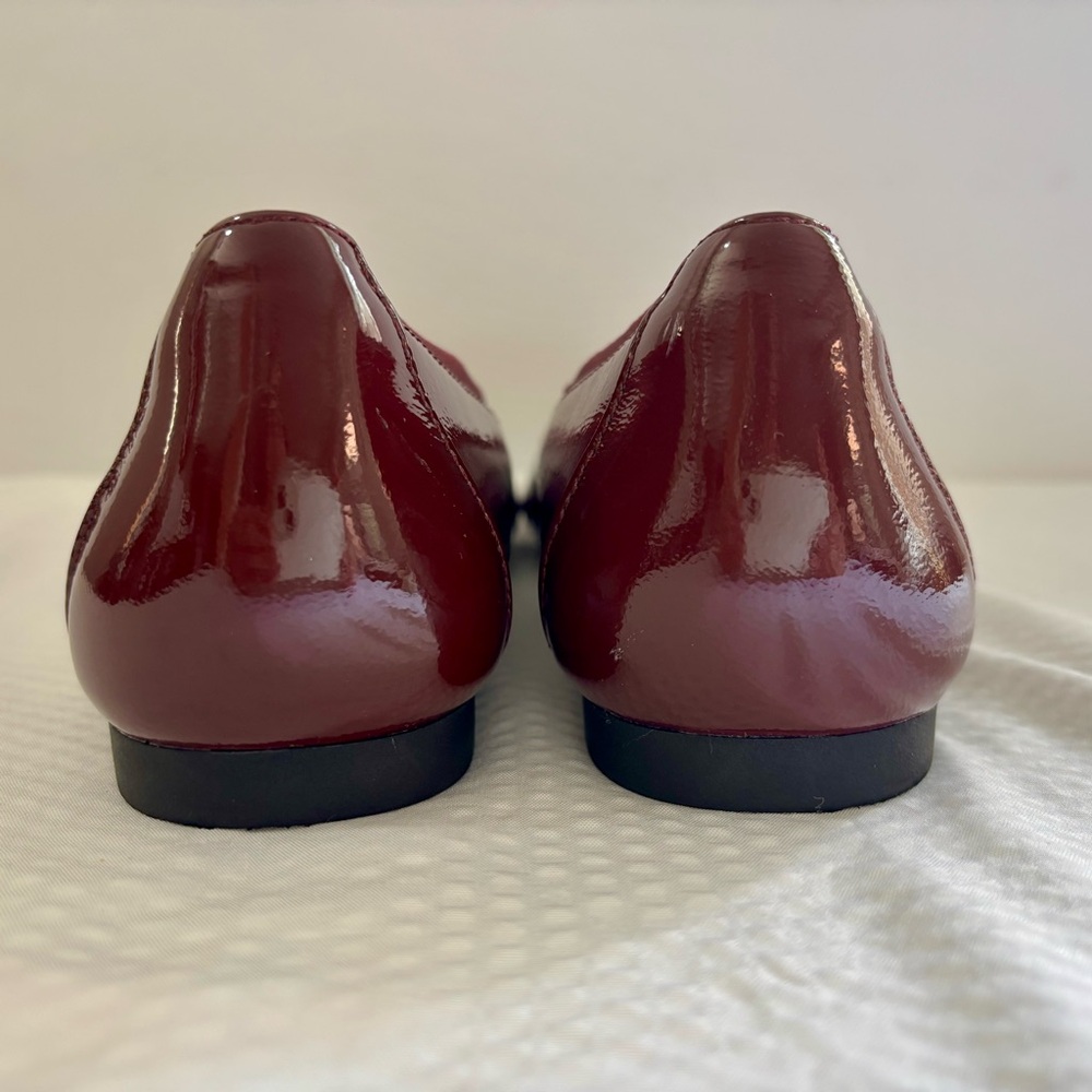 Vionic Anita Women's Flats & Oxfords Crimson Crinkle Patent Size 6.5 - Picture 8 of 13